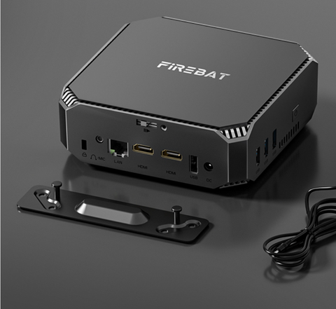 Firebat T2 Mini PC N150 (3.6GHz) Intel, 4K UHD, DDR4 RAM M.2 SSD PCIe, Intel Twin Lake N150