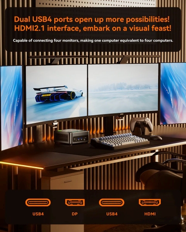 Mini PC AOOSTAR GEM 12+ PRO R7 Pro 8845HS specs