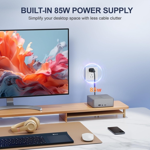 Mini PC Beelink EQR6 AMD Ryzen 5 6600U 6C/12T RAM 24GB LPDDR5 6300Mhz