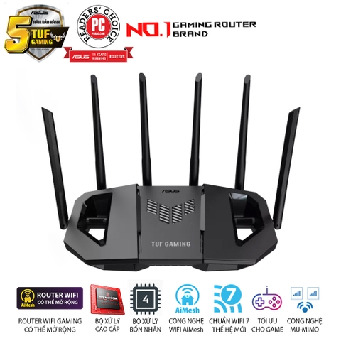 Router ASUS TUF Gaming BE6500 Wi-Fi 7