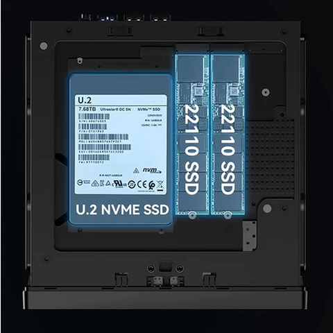 Workstation Server Minisforum MS01 SFP+ 10Gbps MS-01 băng thông 10GB Máy trạm / chủ