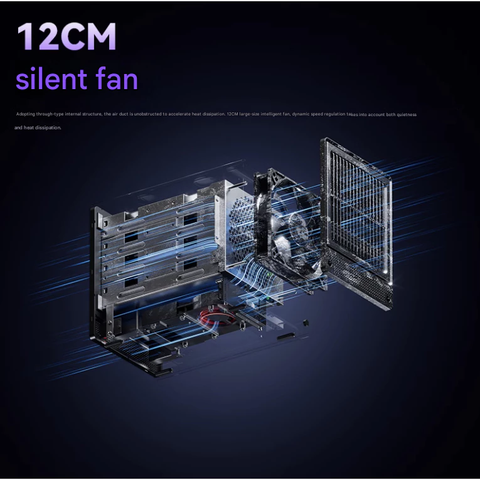 Mini PC AOOSTAR AMD Ryzen 7 5825U - Máy tính nhỏ gọn, hiệu năng cao cho Home NAS