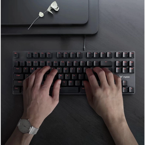 Bàn phím Rapoo V500 | Bàn phím cơ Blue Switch