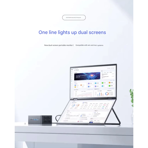 MINISFORUM MDSA156 màn hình kép di động 15,6 inch | Màn hình mở rộng máy tính xách tay