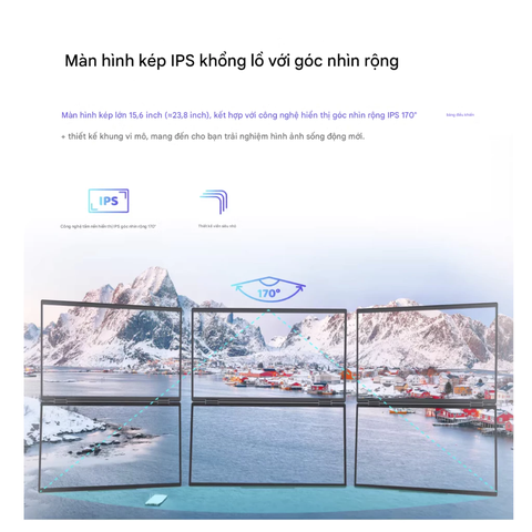 MINISFORUM MDSA156 màn hình kép di động 15,6 inch | Màn hình mở rộng máy tính xách tay
