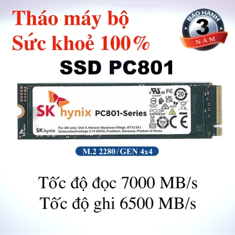 SK Hynix PC801 512GB Ổ Cứng PCIe M.2 2280 NVMe Gen4x4