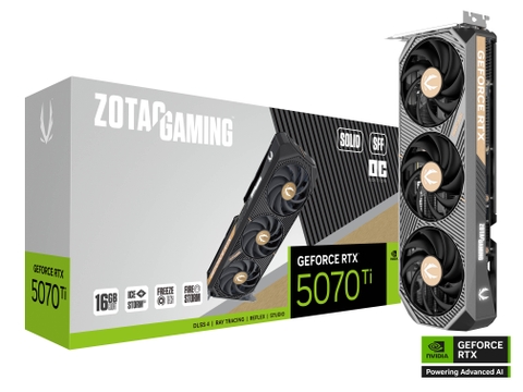 ZOTAC GAMING GeForce RTX 5070 Ti SOLID SFF OC 16GB GDDR7