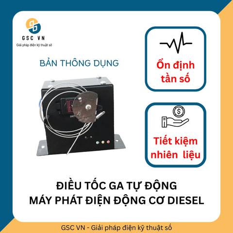 Bộ điều tốc ga tự động dành cho máy phát điện (bản thông dụng)