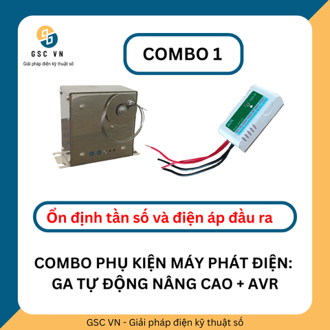 COMBO PHỤ KIỆN MÁY PHÁT ĐIỆN (GA TỰ ĐỘNG + AVR)