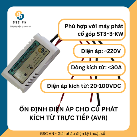 AVR - TỰ ĐỘNG ỔN ĐỊNH ĐIỆN ÁP MÁY PHÁT