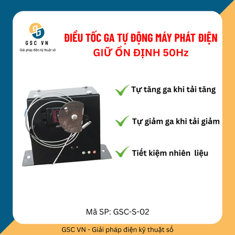 Bộ điều tốc ga tự động dành cho máy phát điện (bản thông dụng)