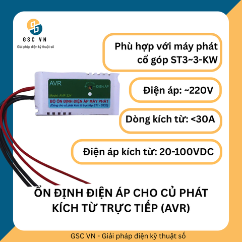 AVR - TỰ ĐỘNG ỔN ĐỊNH ĐIỆN ÁP MÁY PHÁT