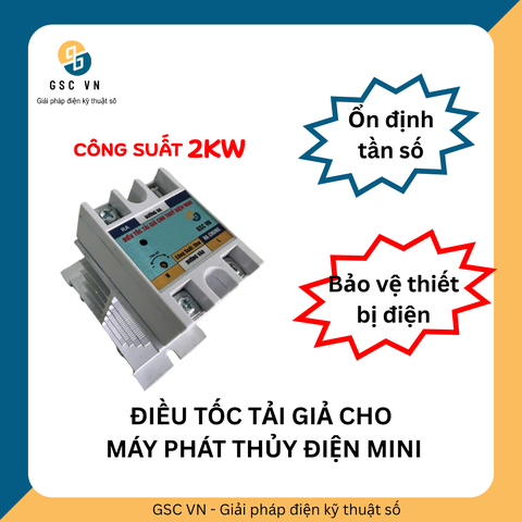 ĐIỀU TỐC TẢI GIẢ MÁY PHÁT THỦY ĐIỆN MINI 2kW