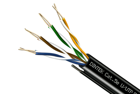 Cáp mạng Dintek Cat.5e U/UTP 24AWG PE Gel (1101-03039)