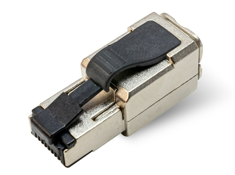 Đầu mạng RJ45 4 chiều DINTEK FTP Cat.6A chuẩn công nghiệp (1505-05005)