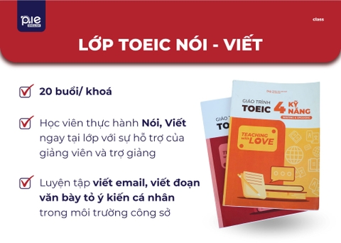 LỚP TOEIC NÓI - VIẾT
