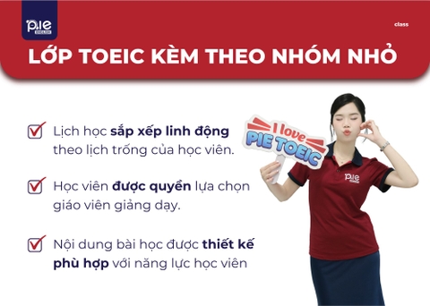 LỚP TOEIC KÈM THEO NHÓM NHỎ