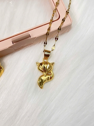 Set trang sức Titan - cáo phun cát nhám