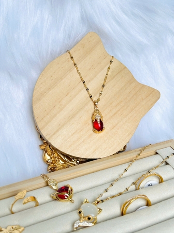 Dây chuyền Titan - BST nhiều kiểu dáng dây chuyền màu vàng