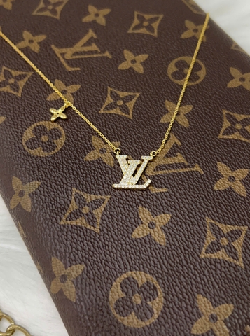 Dây chuyền Titan - TM046 - mặt LV