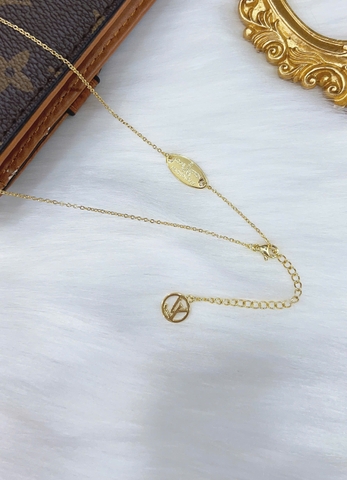 Dây chuyền Titan - TM046 - mặt LV