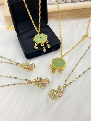 [Thanh lý tồn kho] Dây chuyền Titan - BST nhiều kiểu dáng dây chuyền màu vàng