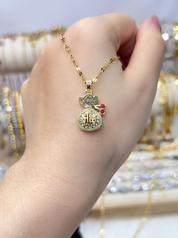 [Thanh lý tồn kho] Dây chuyền Titan - BST nhiều kiểu dáng dây chuyền màu vàng