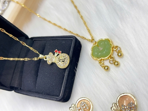 [Thanh lý tồn kho] Dây chuyền Titan - BST nhiều kiểu dáng dây chuyền màu vàng