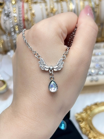 [Thanh lý tồn kho] Dây chuyền Titan - BST nhiều kiểu dáng dây chuyền màu trắng