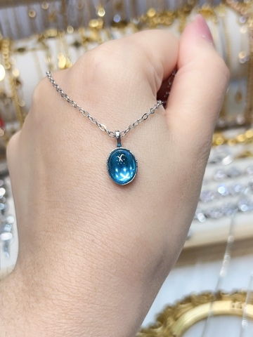 [Thanh lý tồn kho] Dây chuyền Titan - BST nhiều kiểu dáng dây chuyền màu trắng