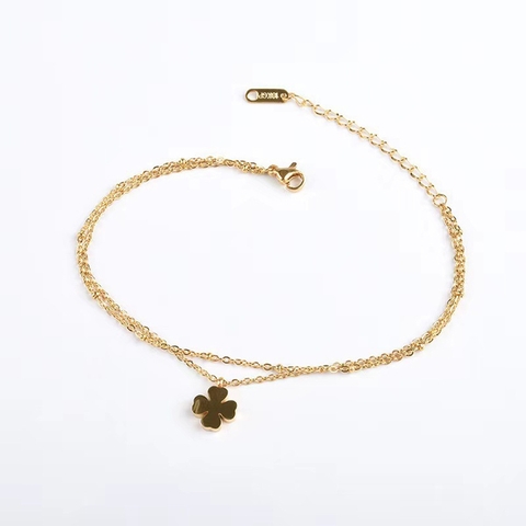 Lắc chân Titan - TA680 - Cỏ 4 lá 2 tầng