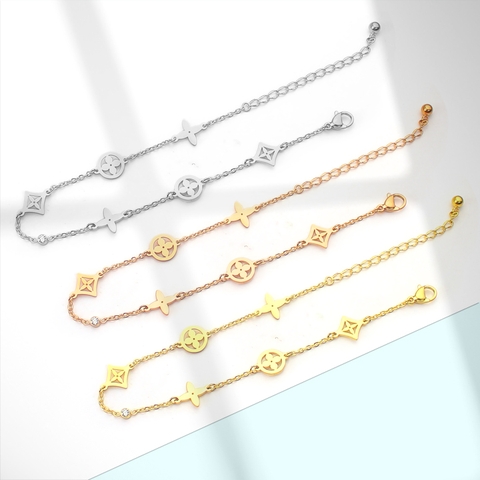 Lắc chân Titan - TA649 - thời trang LV