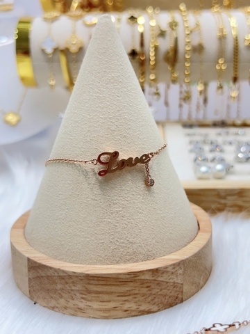 Lắc chân Titan - BST nhiều kiểu dáng màu vàng hồng