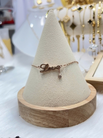 Lắc chân Titan - BST nhiều kiểu dáng màu vàng hồng