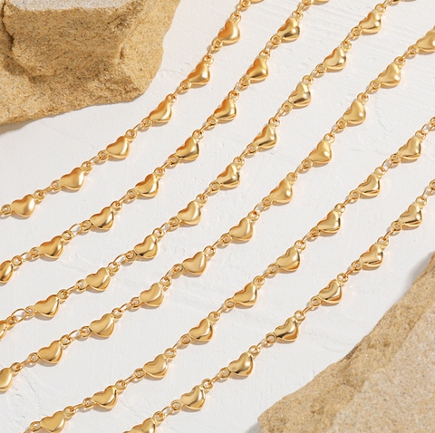 Lắc tay Titan - TA156 - Trái tim cách điệu