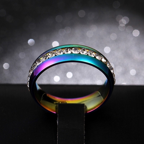Nhẫn Titan - màu Galaxy đính kim