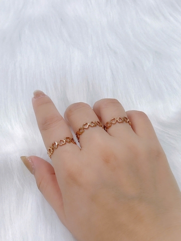 Nhẫn Titan - TC044 - Trái tim