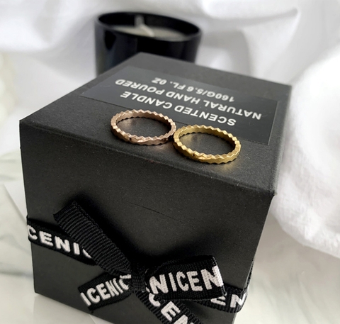 Nhẫn Titan - TC150 - Hình lục giác trơn