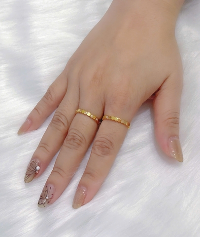 Nhẫn Titan - TC150 - Hình lục giác trơn