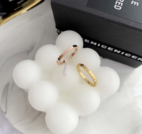 Nhẫn Titan - TC150 - Hình lục giác trơn