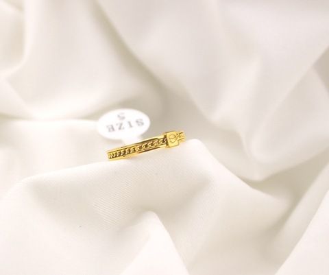 Nhẫn Titan - TC165 - Cartier lồng xích