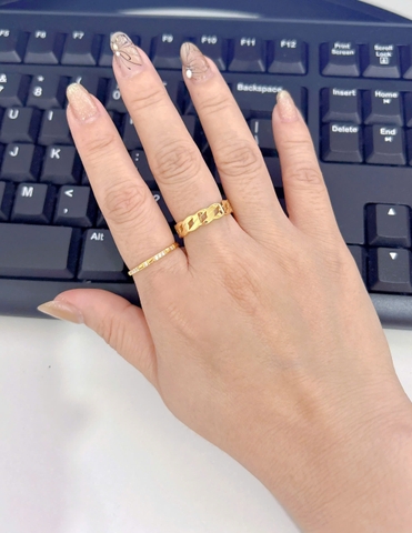 Nhẫn Titan - TC184 - Mắc xích lớn