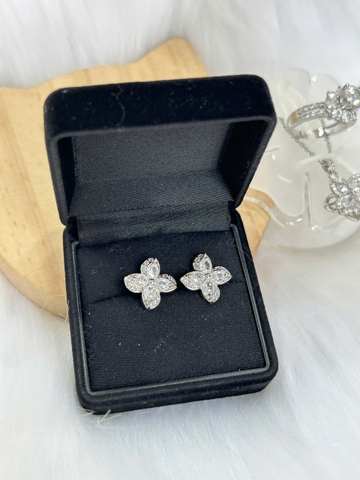 Set trang sức Titan - TM054 - biểu tượng cánh hoa xoay