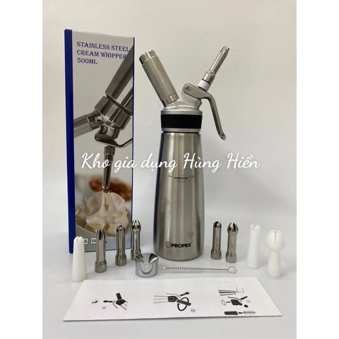 Bình Xịt Kem Tươi Promix CW-500 - Hàng Chính Hãng - Bảo Hành 12 Tháng