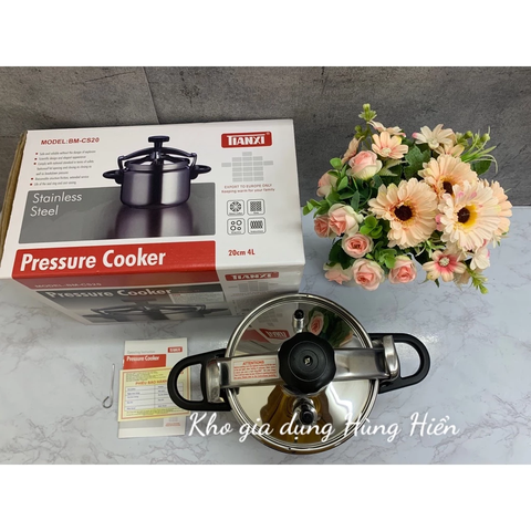 NỒI ÁP SUẤT TIANXI BM-CS20 - 4L - HÀNG CHÍNH HÃNG