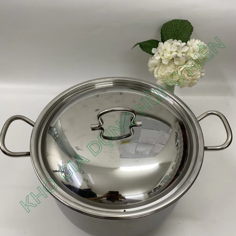 Bộ Nồi Luộc Gà Nắp Inox FIVESTAR 26CM/28CM/30CM/32CM - Hàng Chính Hãng