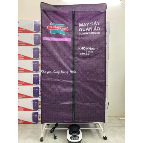 Tủ Sấy Quần Áo Sunhouse SHD2707 - Sấy Tối Đa 15kg Quần Áo - Công Suất 1500W - Bảo Hành Chính Hãng 12 Tháng