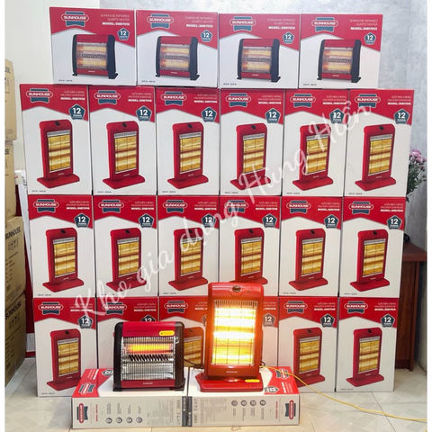 Đèn Sưởi 3 Bóng Halogen Sunhouse SHD7016 - Công Suất 1000W - Bảo Hành Chính Hãng 12 Tháng