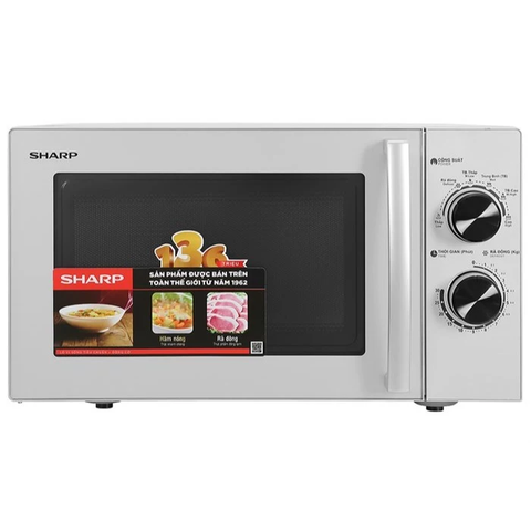 Lò vi sóng Sharp R-32A2VN-S (23L) - Công suất 900W - 6 mức điều chỉnh nhiệt - Bảo hành 12 tháng