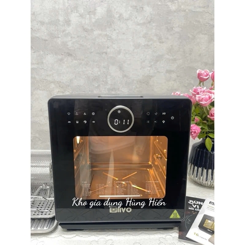 Nồi Chiên Hơi Nước OLIVO SF16 Pro - Dung tích 16 lít - Công Suất 2800W - Hàng chính hãng bảo hành 24 tháng